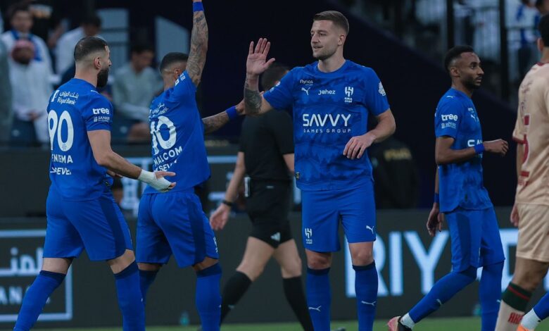 مباراة الهلال والخلود