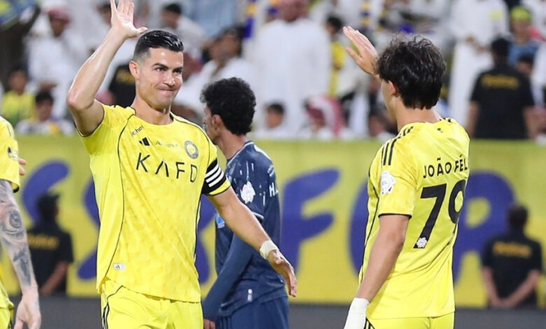 مباراة النصر والأخدود